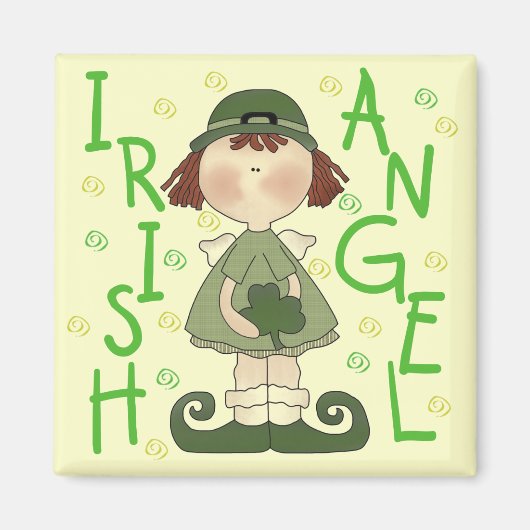 Irish Angel T - Shirt and Gifts Magnet (Vorne)