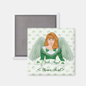Irish Angel und Banner Magnet (Vorderseite/Rückseite)