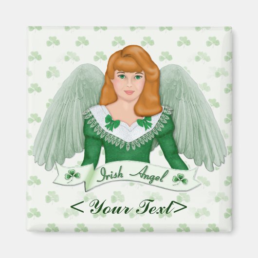 Irish Angel und Banner Magnet (Vorne)