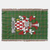 Irish Armory Coat Familienwappen Irland Decke (Vorderseite)