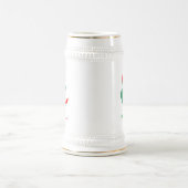 Irish As Hell St. Paddys Funny Novelty Kleeblatt Bierglas (Mittel)