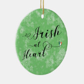 Irish at Heart, Christmas Tree Ornament, Irland Keramik Ornament (Rechts)