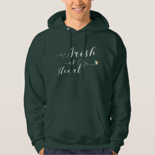 Irish At Heart Hoodie, Irland Hoodie