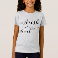 Irish At Heart Teirt Shirt, Irland