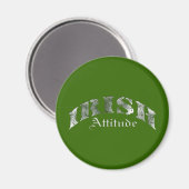 Irish Attitude Distance Magnet (Vorderseite/Rückseite)