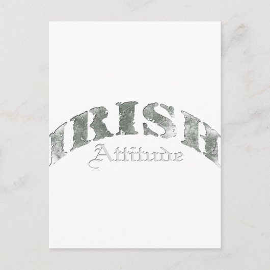 Irish Attitude Distance Postkarte (Vorderseite)