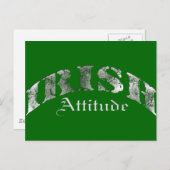 Irish Attitude Distance Postkarte (Vorne/Hinten)