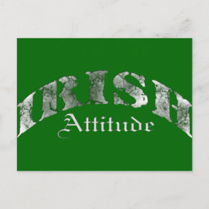 Irish Attitude Distance Postkarte