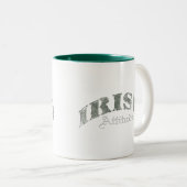 Irish Attitude Distance Zweifarbige Tasse (VorderseiteRechts)