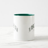 Irish Attitude Distance Zweifarbige Tasse (Mittel)