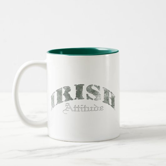 Irish Attitude Distance Zweifarbige Tasse (Links)