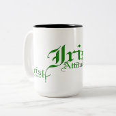 Irish Attitude Zweifarbige Tasse (Vorderseite Links)