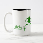 Irish Attitude Zweifarbige Tasse (Links)