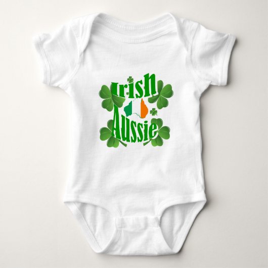 Irish Aussie Baby Strampler (Vorderseite)