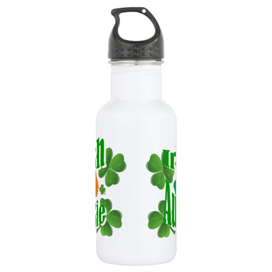Irish aussie edelstahlflasche (Rückseite)