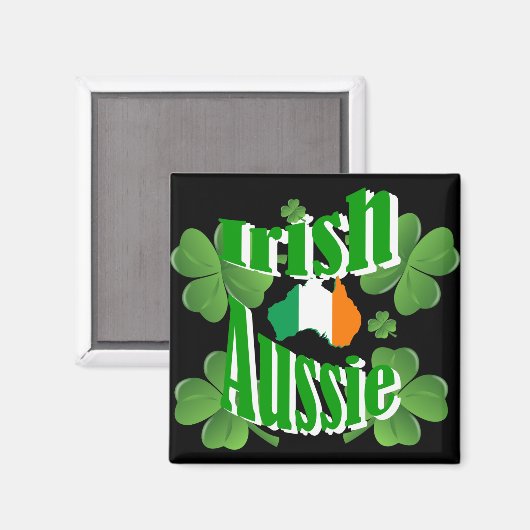 Irish aussie magnet (Vorderseite/Rückseite)