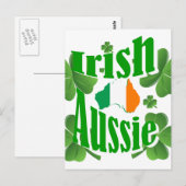 Irish aussie postkarte (Vorne/Hinten)
