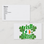 Irish aussie visitenkarte (Vorne/Hinten)