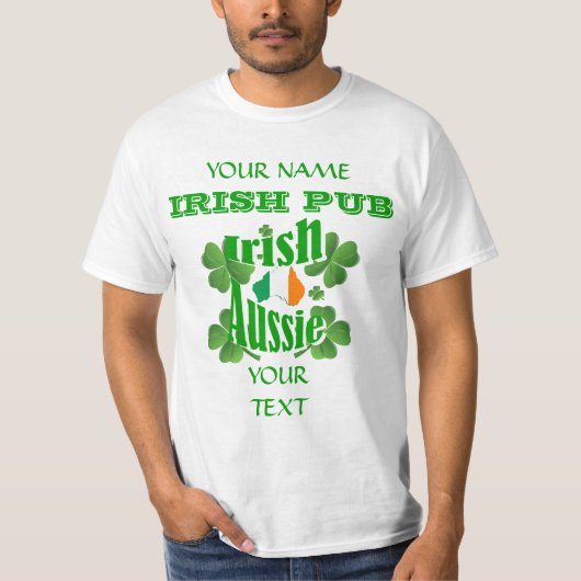 Irish Australian St Patrick's T-Shirt (Vorderseite)