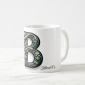 Irish B Monogram Mug Kaffeetasse (VorderseiteRechts)