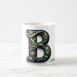 Irish B Monogram Mug Kaffeetasse