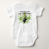 Irish Baby Leprechaun Sessing Strampler (Rückseite)