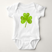 Irish Baby Lucky Kleeblatt St Patrick's Day Baby Strampler (Vorderseite)