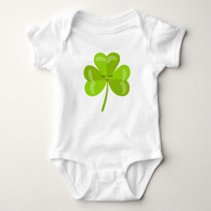 Irish Baby Lucky Kleeblatt St Patrick's Day Baby Strampler