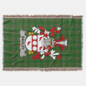 Irish Bagley oder Begley Coat of Arms Familienwapp Decke (Vorderseite)