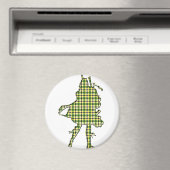 Irish Bagpiper Magnet (In Situ (Geschirrspüler))