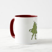 Irish Bagpiper Tasse (Vorderseite Links)