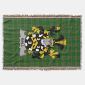 Irish Ball Coat of Arms Familienwappen Irland Decke (Vorderseite)
