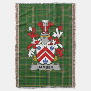 Irish Bamber Coat of Arms Familienwappen Irland Decke