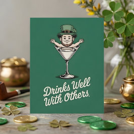 Irish Bar Humor St Patricks Day Card Feiertagskarte