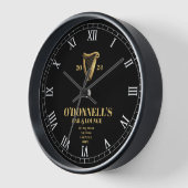 Irish Bar Personalisiert Uhr (Winkel)