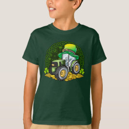 Irish Bauer Tractor St Patricks Day Ireland Farm T-Shirt
