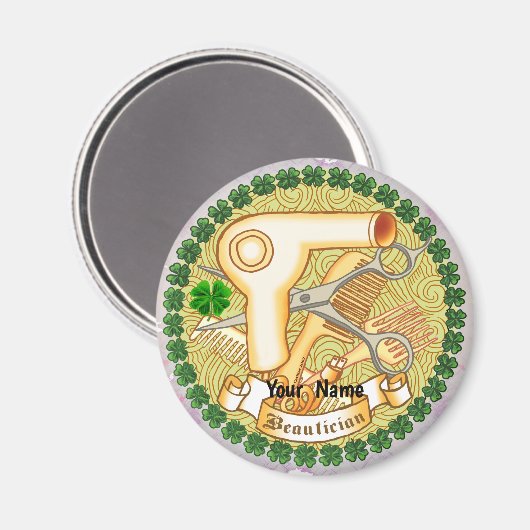 Irish Beautician Magnet (Vorderseite/Rückseite)