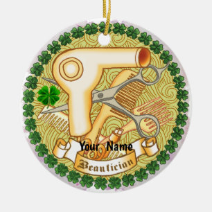 Irish Beautician Ornament