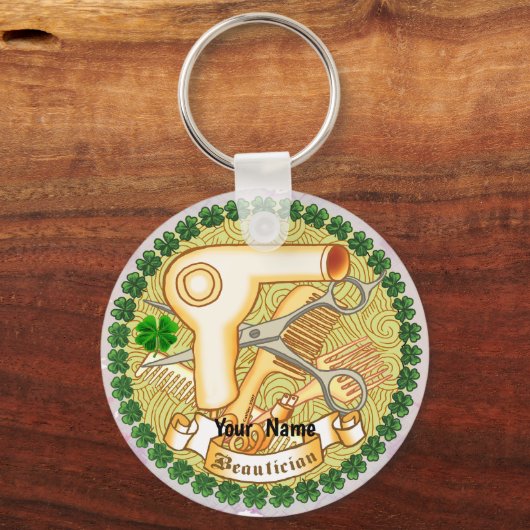 Irish Beautician Schlüsselanhänger (Vorderseite)