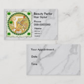 Irish Beautician Termin Card (Vorne/Hinten)
