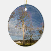 Irish Beech Trees Keramik Ornament (Links)