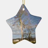 Irish Beech Trees Keramikornament (Links)