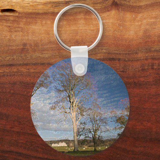 Irish Beech Trees Schlüsselanhänger (Vorderseite)