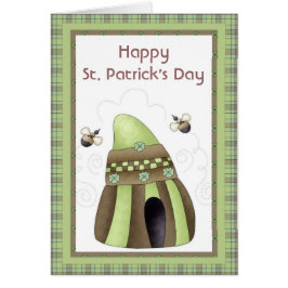 Irish Beehive Happy St. Patrick's Day Card