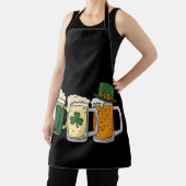 Irish Beer Ireland Flag St Patrick's Day Kleeblatt Schürze (InSitu)
