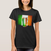 Irish Beer Ireland Flag St Patricks Day Shamrock D T-Shirt (Vorderseite)