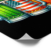 Irish Beer Ireland St Patricks Day Drinking Party  Poster (Ecke)