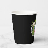 Irish Beer Ireland USA American Flag St Patrick's Pappbecher (Rechts)