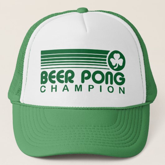 Irish Beer Pong Truckerkappe (Vorderseite)