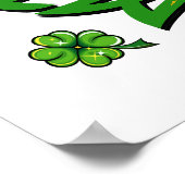 Irish Beer Spaß Poster (Ecke)